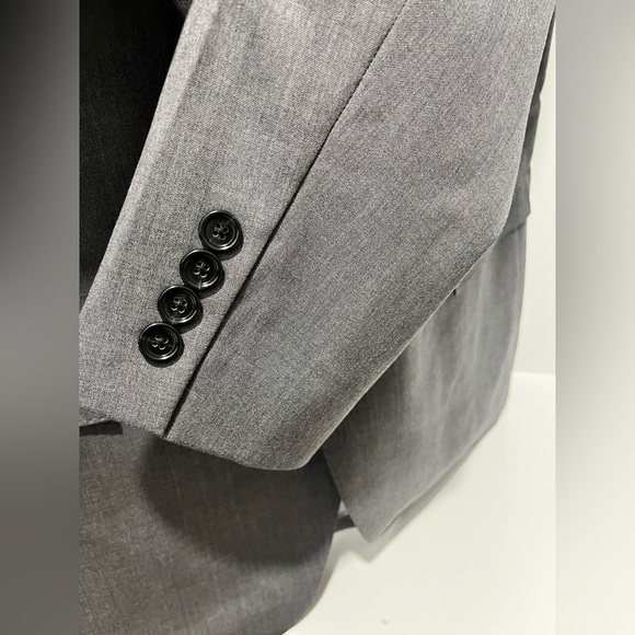J. Crew Ludlow Slim-fit Suit Jacket Double Vent Loro Piana Wool Charcoal 44L NEW - Picture 9 of 17